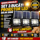 Smart Set 3 Lampi Solare De Drum 200W Cu Senzor De Mișcare Fotocelul Și Telecomandă