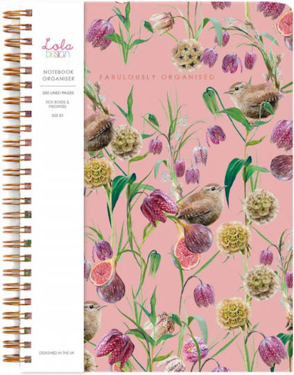 Lola Design Spirale Notizbuch B5