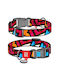Wau Dog Ошийник Graffiti Smart Id И Пластмасова Катарама 25-35см