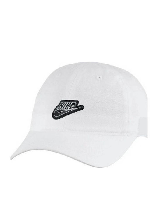 Nike Kids' Fabric Hat Futura Club Cap White