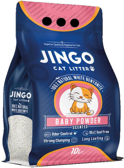 Cat Litter with Baby Powder Scent 5lt