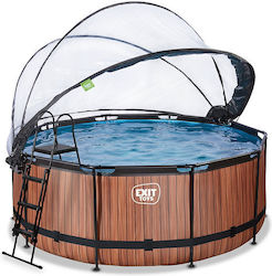 Exit Toys Schwimmbecken Runde Holz Braune Exit Toys Schwimmbecken Runde Holz Braune