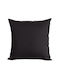 Extrapościel Decorative Pillow Case 100% Cotton Black 40x40cm