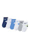 Nike Kids Ankle Socks Smiley Mystic Navy 6 Pairs