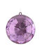 Weihnachtsbaumschmuck Kunststoff Edelstein Lila