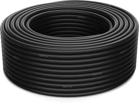 Digitus S/FTP Cat.7a (10Gbps) Мрежов Кабел Ethernet 50м Черен