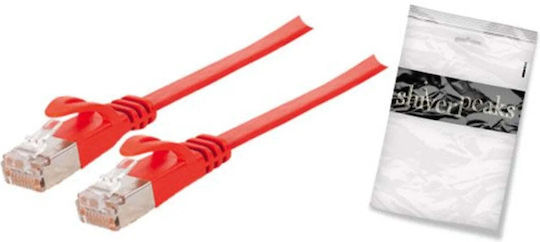 Shiverpeaks U/FTP (STP) Kat.7 (10Gbps) Netzwerkkabel Ethernet 0.5m Rotes