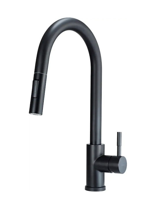 Deante Deante Tall Kitchen Faucet Counter with Shower Blue