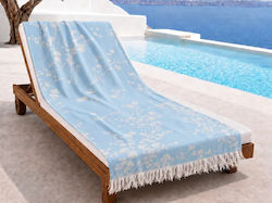 Strandtuch Baumwoll Hellblau Strandtuch Baumwoll Hellblau