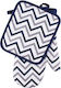 Set Oven Mitt and Pot Holder Fabric Blue