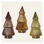 Beauty Home Glass Tree with LED Lights 23 cm Amber