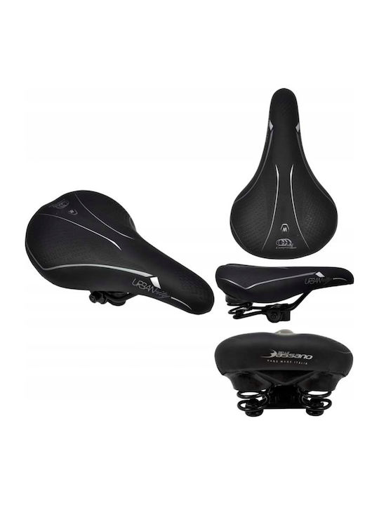 Selle Bassano Σέλα Ποδηλάτου Μαύρη 280 x 155 mm