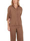 Women's Cardigan In Brown Colour