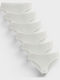High Waist Women's Briefs MultiPack White