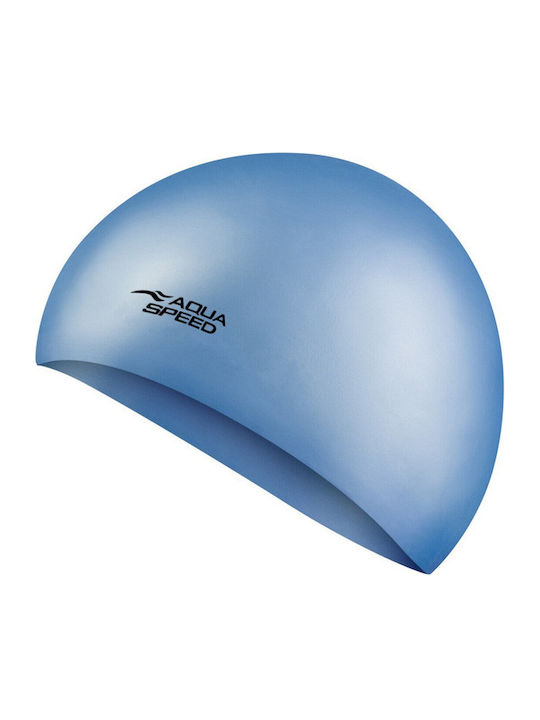 Silicone Swimming Cap Aqua Speed Mega Light Blu...