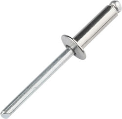 Tradesor Aluminium Nieten M4.8x18mm 13 Stück