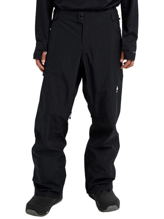 Burton Reserve Gore-tex 2l Snow 302471RA04 Ανδρικό Παντελόνι Σκι & Snowboard Μαύρο
