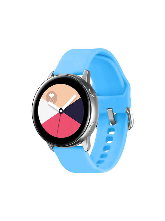Sonique Silikon Tragbares Band Hellblau für Galaxy Watch4/5/6/7/FE/4 Classic/6 Classic/5 Pro Huawei Watch GT2 / GT3 (42mm) / GT3 Pro (43mm) Amazfit GTS 4 Sonique Silikon Tragbares Band Hellblau für Galaxy Watch4/5/6/7/FE/4 Classic/6 Classic/5 Pro Huawei Watch GT2 / GT3 (42mm) / GT3 Pro (43mm) Amazfit GTS 4