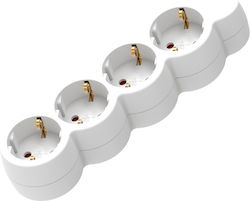 Geafos Power Strip 4 Sockets with Cable 1.5m