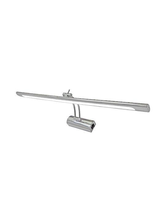 Horoz Electric Bathroom/Panel Wall Lamp with Integrated LED and Natural White Light Silver