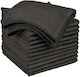 Πετσετα Xanitalia Microfiber Black 45x85cm 12τεμ