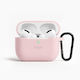 Etteri Калъф Силиконов С Кука В Розов Цвят За Apple AirPods Pro 3