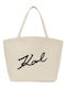 Signature Fabric Women's Shopper Bag Beige