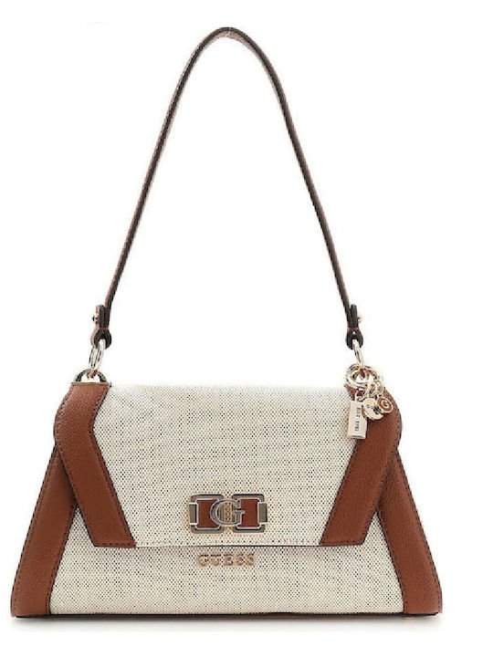 Guess Karnilla Women's Flap Bag Beige