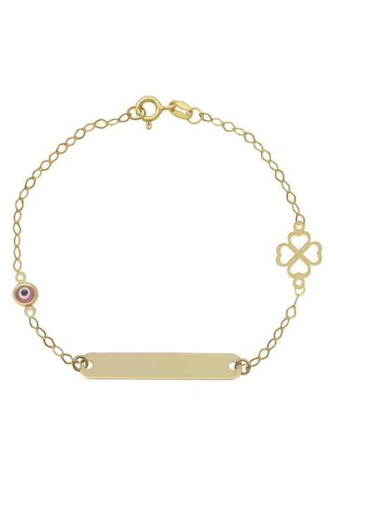 Kontopoulos Women's Bracelet with Eye Design from 14K Gold