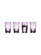 Leopold Vienna Set of Glasses in Purple Colour 400ml 4pcs