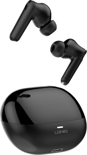 Ldnio T05 Căști Bluetooth Handsfree In-ear cu Husă de încărcare Negre