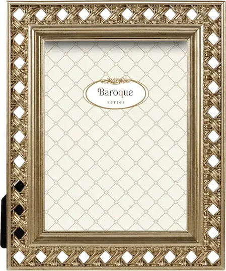 Plastic Photo Frame with Rose Gold Frame