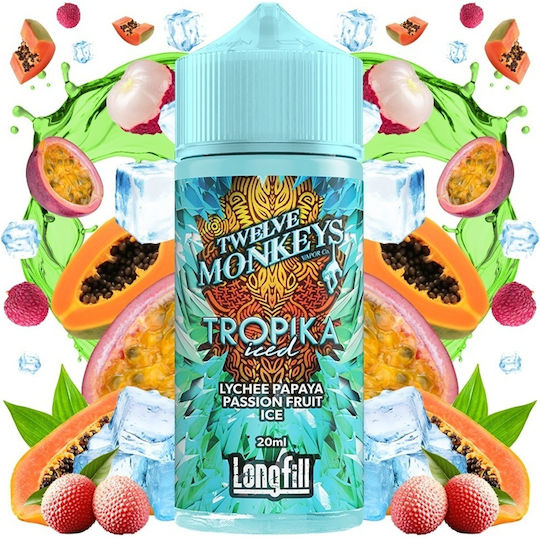 Twelve Monkeys Flavor Shot Classic Tropika 20ml/120ml 1 Stück Tropika Eiska