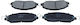 Front Brake Pads Ford Mustang 3,7 10 Br3z2001c