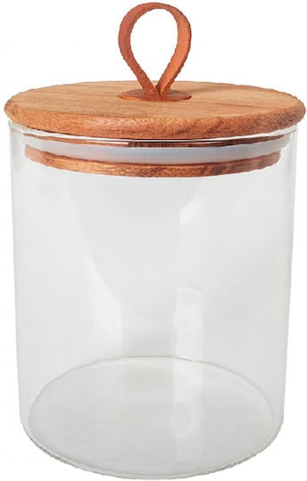 Espiel Borosilicate Βάζο Γενικής Χρήσης με Καπάκι Γυάλινο Λευκό 290ml