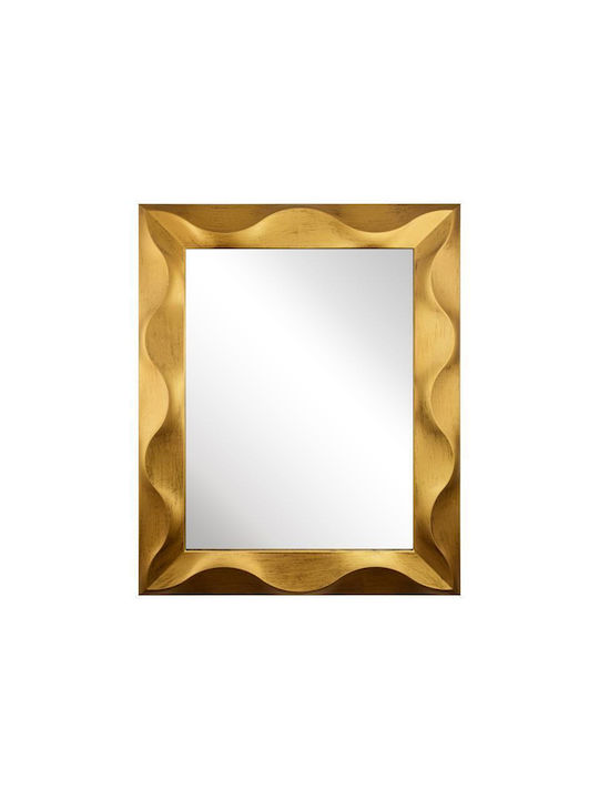 Fylliana Wall Mirror with Gold Plastic Frame 75...