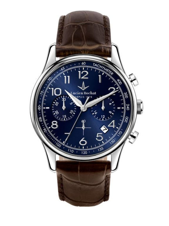 Lucien Rochat Battery Watch with Leather Strap
