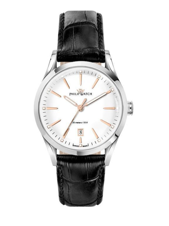 Philip Watch Men's Watch 39mm Battery with Blac...
