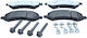 Τακάκια Φρένων Εμπρός Dodge Ram 1500 5.7 09 68334862ab