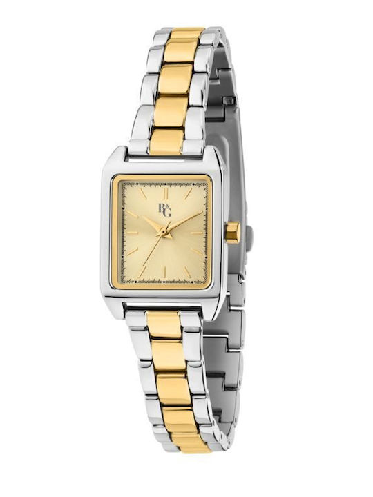 Chronostar Women's Watch Battery with Gold Stainless Steel Strap