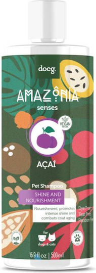 Amazonia Vegan Σαμπουάν Σκύλου & Γάτας Açaí Μούρο 500ml