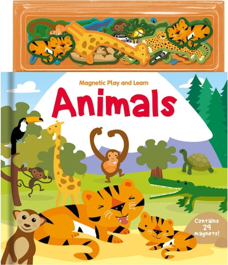 Magnetic Play And Learn Animals - Gemini Books Group Ltd - Hardback