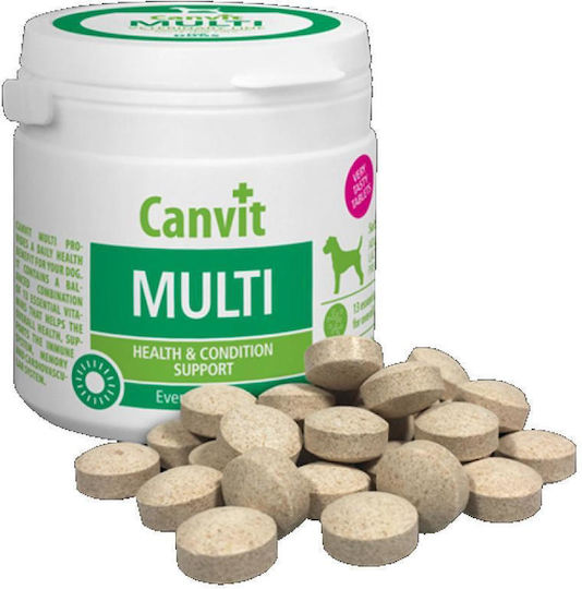 Canvit Multi Calcium for Dogs in Tablets 1000gr for Immune Enhancement