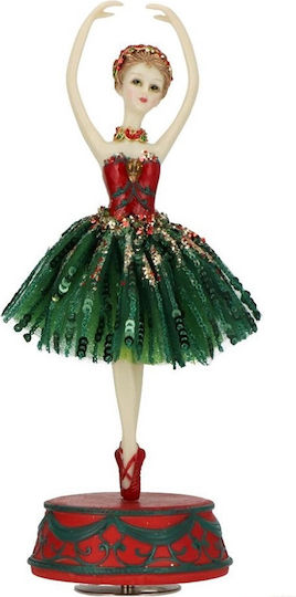 Figurină de Crăciun Balerină cu Muzică 33 cm