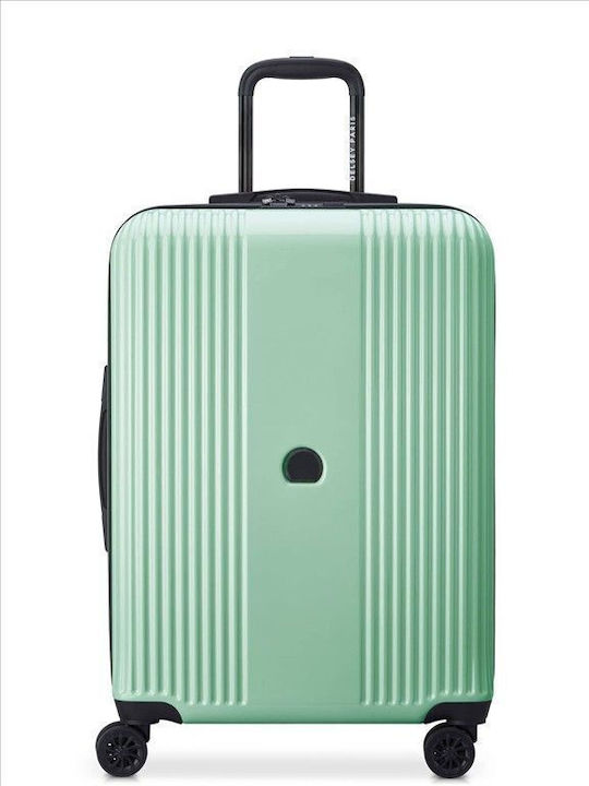Delsey Medium Turquoise Suitcase Height 66cm