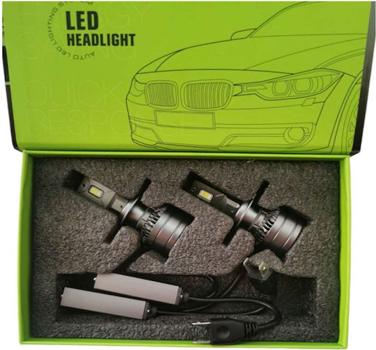 Set Autolampen Led H1 Fahrzeug 2 Sichtweisen 2 Stück 140w 6500k 40000lm Hw-0300