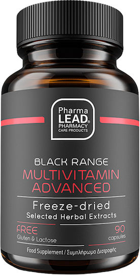 Pharmalead Range Multivitamin for Energy, Immune Support & Nervous System 200 IU 50 mg Elderberry 90 Capsules
