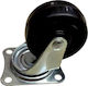 Metallic Black Furniture Wheel 5x5cm