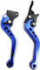 Universal Einstellbare Motorradhebel Blau