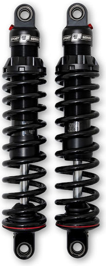 Progressive Suspension Motorradstoßdämpfer Set Harley-davidson 04-22 Xl Sportster Ps 494 Sport Series Shock Set 12" Standard Duty Schwarz